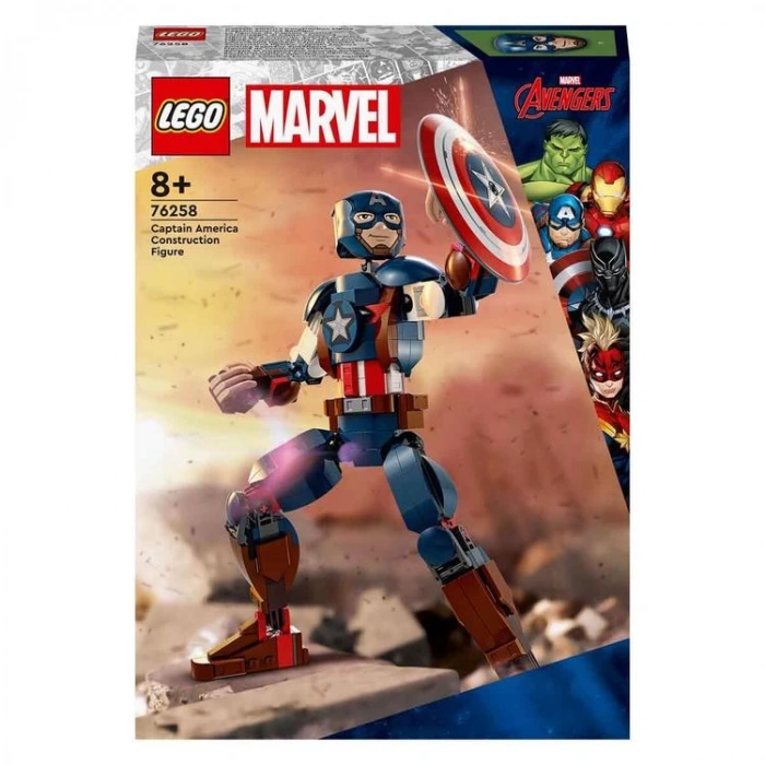 LEGO MARVEL 76258 AVENGERS CAPTAIN AMERICA CONSTRUCTION FİGÜR 310 PARÇA 8+