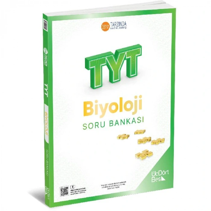 ÜÇDÖRTBEŞ TYT BİYOLOJİ  SORU BANKASI