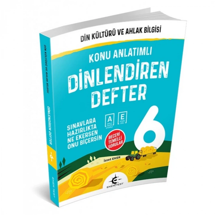 EKER 6. SINIF DİN KÜLTÜRÜ VE AHLAK BİLGİSİ KONU ANLATIMLI DİNLENDİREN DEFTER