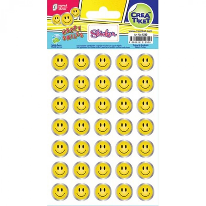 CREA YALDIZLI ÇIKARTMA - GÜLEN YÜZ 1230