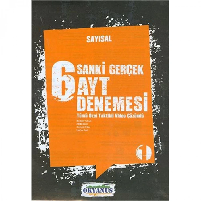 OKYANUS SANKİ GERÇEK AYT 6 SAYISAL DENEMESİ