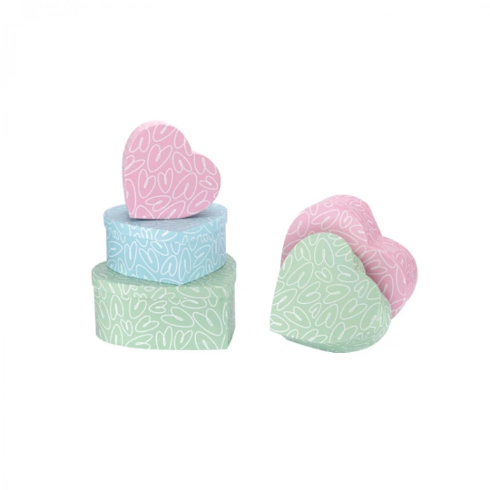 GIPTA NESTA KALPLİ HEDİYE KUTUSU BX0684 C 215x220x95mm