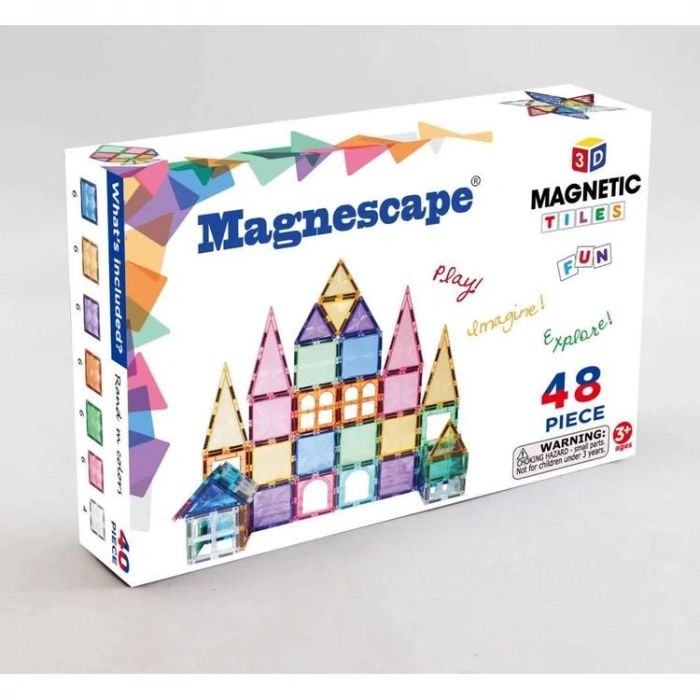 BAŞEL 8848 MAGNESPACE  MAGNETİC TİLES FAYANS 48PARÇA 3+
