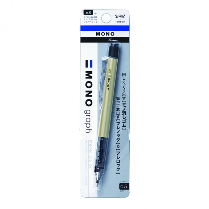 TOMBOW MONO GRAPH MEKANİK KURŞUN KALEM 0.5MM ALTIN