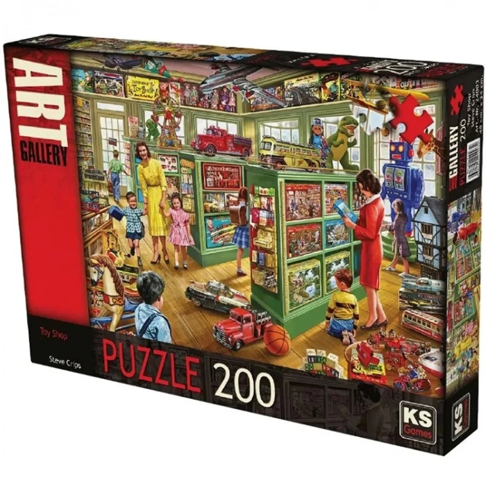 KS GAMES 24003 TOY SHOP 48x34cm YAPBOZ/PUZZLE 200 PARÇA