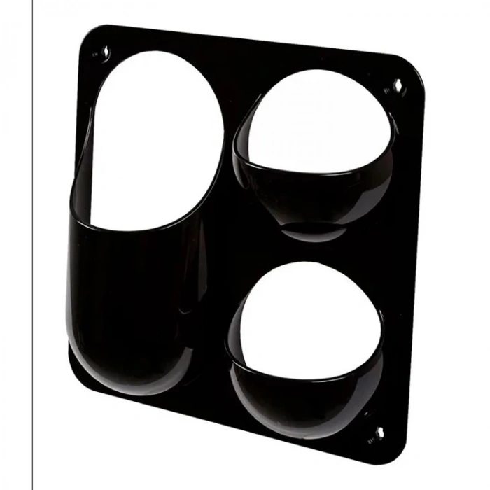 Q-LIFE MASA SETİ 3 GÖZLÜ PLASTİK SİYAH  S-883