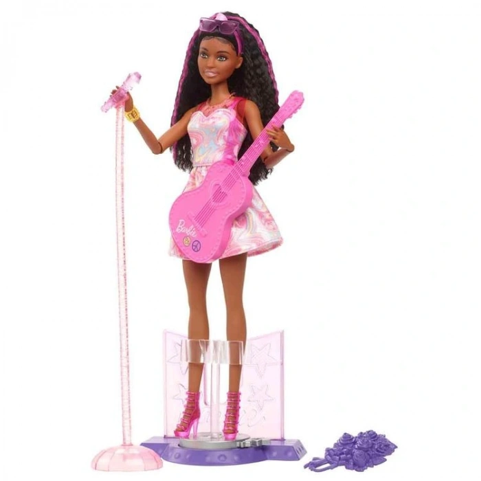 MATTEL HRG41-HRG43 65.YIL BARBIE DELUXE KARİYER BEBEKLERİ - POP YILDIZI