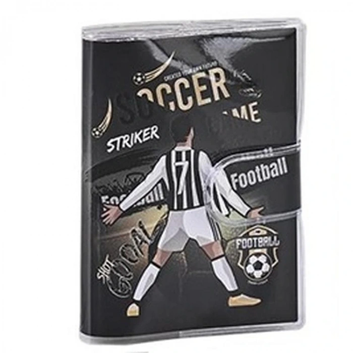 MİKRO NT-108 SPORT BOYS PVC KAPAKLI CIRTLI ÇİZGİLİ NOT DEFTERİ