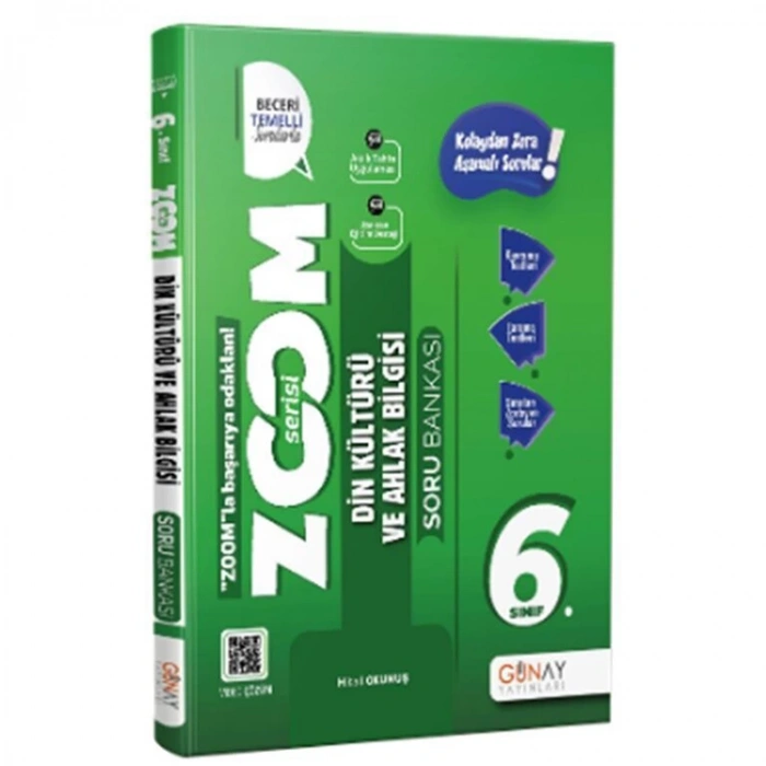 GÜNAY 6. SINIF ZOOM DİN KÜLTÜRÜ VE AHLAK BİLGİSİ SORU BANKASI
