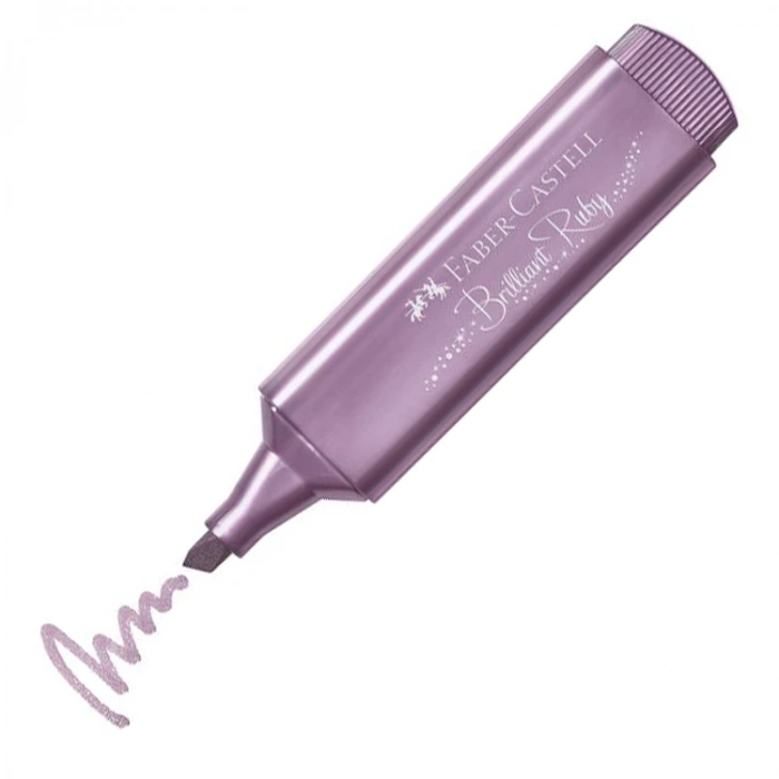 FABER CASTELL  FOSFORLU KALEM METALİK RUBBY 1546