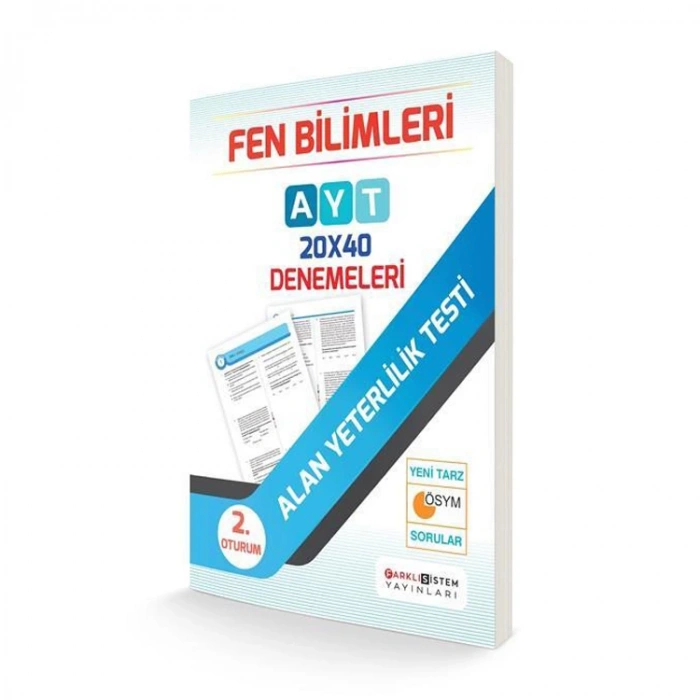 FARKLI SİSTEM AYT 2. OTURUM FEN BİLİMLERİ 20X40 DENEMELERİ