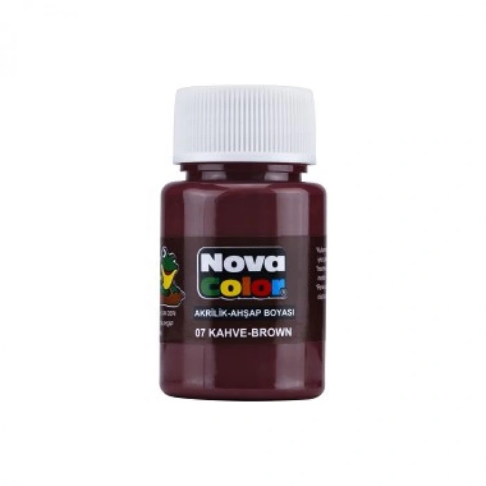 NOVA COLOR KAHVE 30 CC ŞİŞE AKRİLİK BOYA