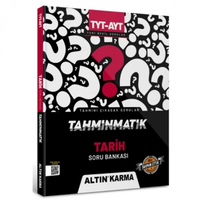 ALTIN KARMA TYT-AYT TAHMİNMATİK TARİH SORU BANKASI