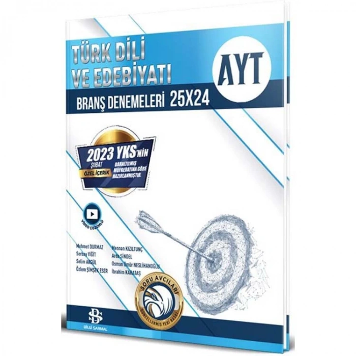 BİLGİ SARMAL YKS AYT TÜRK DİLİ VE EDEBİYATI 25x24 BRANŞ DENEMELERİ 2023