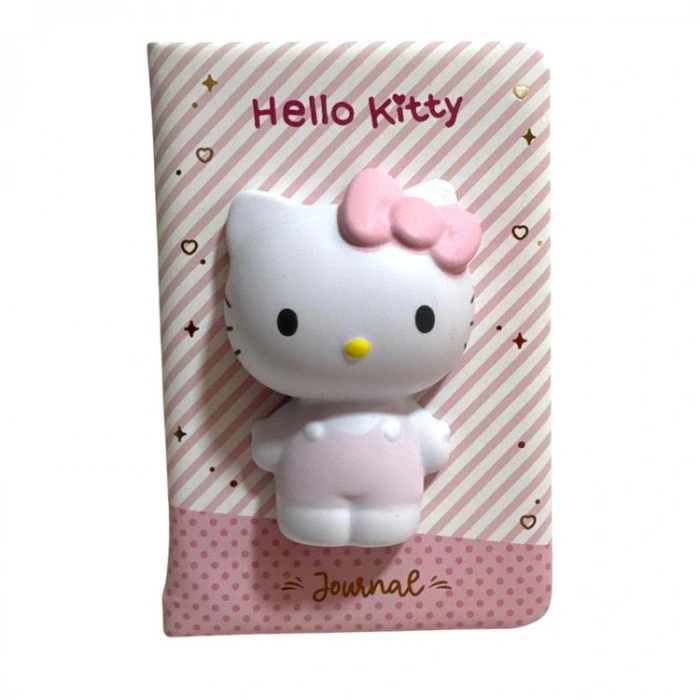 VICTORIAS JOURNALS 525-2083 HELLO KITTY A6 192 SAYFA 100 GR. RENKLİ SAYFALI SQUISHY GÜNLÜK/ NOT DEFTERİ