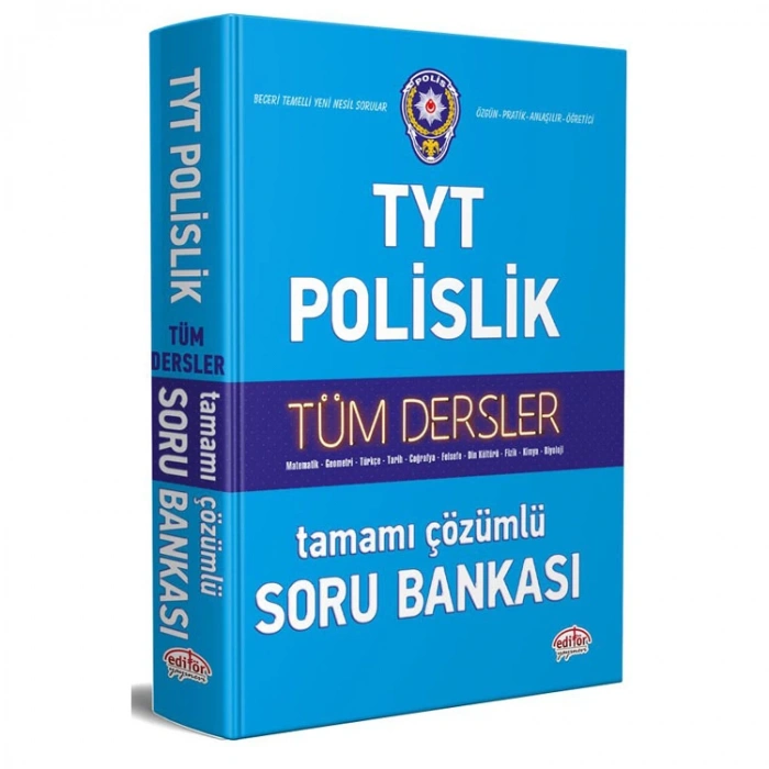 EDİTÖR TYT POLİSLİK TÜM DERSLER TAMAMI ÇÖZÜMLÜ SB.