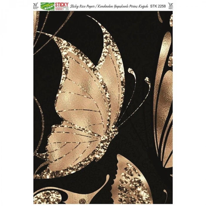 RİCH STK2258 KENDİNDEN YAPIŞKANLI STİCKY PİRİNÇ KAĞIDI