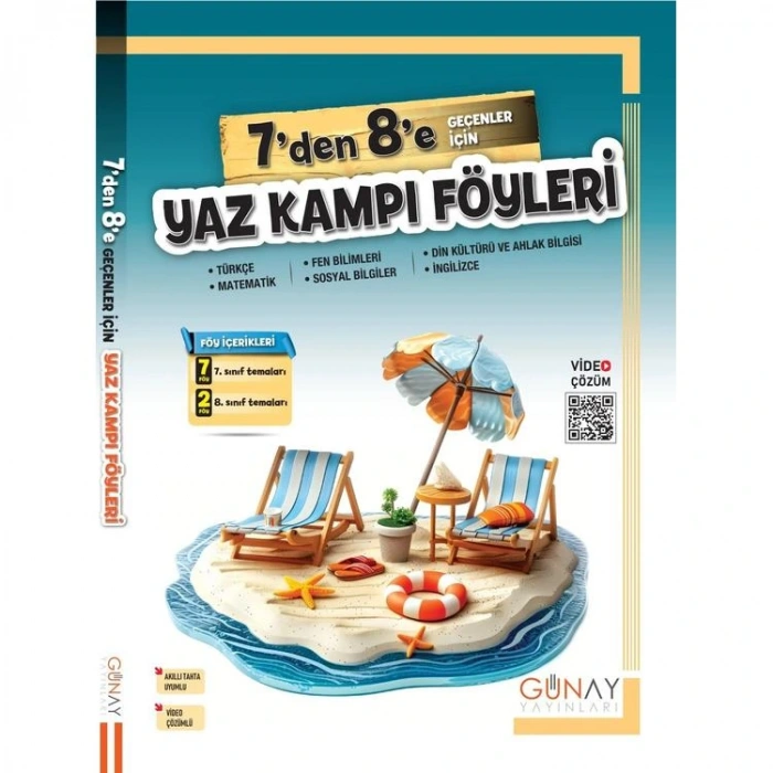 GÜNAY BUMERANG 7 DEN 8E GEÇENLER İÇİN YAZ KAMPI FÖYLERİ