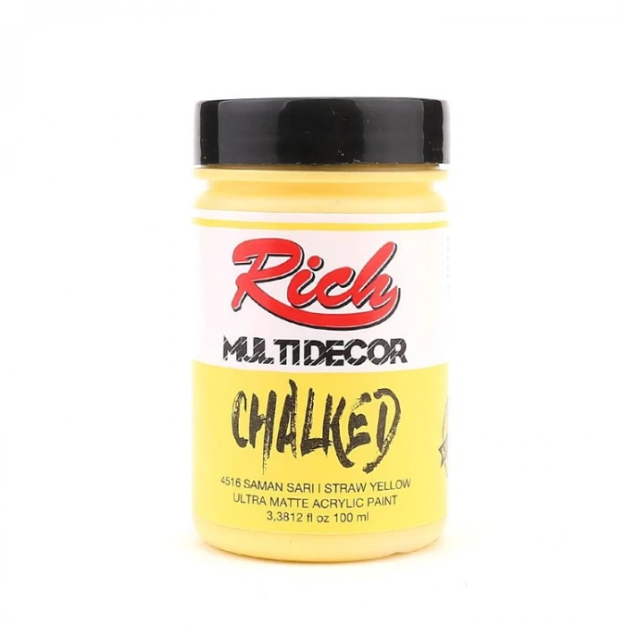 RİCH MDC-100-4516 MULTİ DECOR CHALKED 100 CC SAMAN SARI