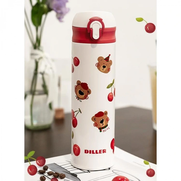 VAGONLİFE DILLER ÇELİK PİPETLİ  MATARA/TERMOS D9228 480ML