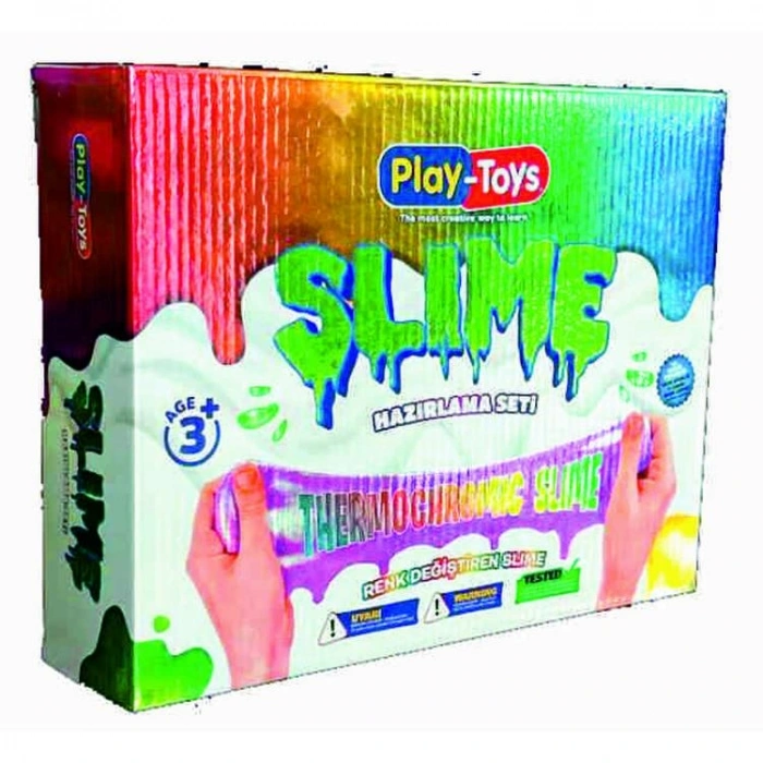 PLAY TOYS 4263 KENDİN YAP RENK DEĞİŞTİREN SLIME HAZIRLAMA SETİ 3+