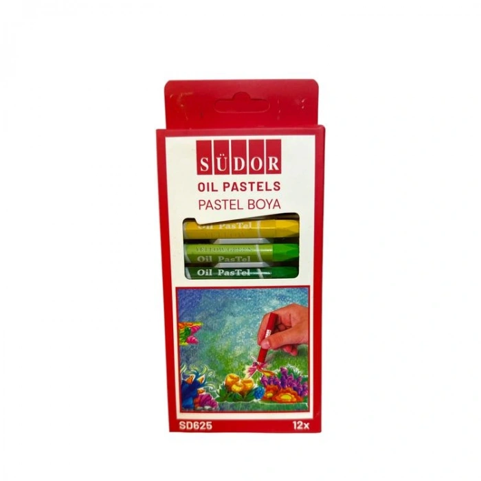 SÜDOR SD625  OIL PASTELS PASTEL BOYA 12 RENK