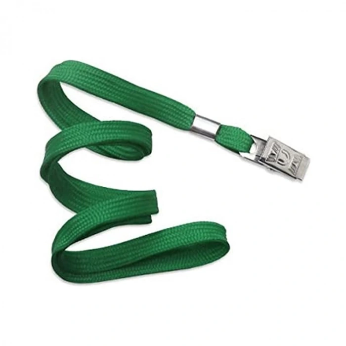 KRAF 510G METAL KLIPSLİ KART ASKI İPİ YEŞİL