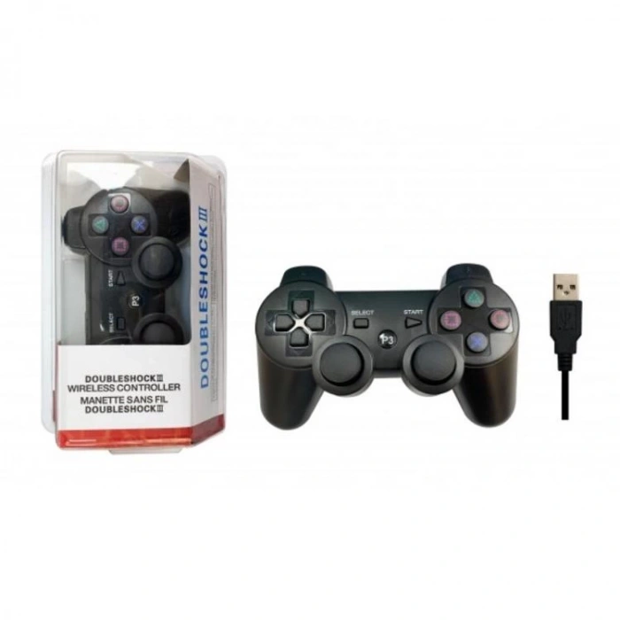 PLATOON PL-2874 DOUBLE SHOCK TİTREŞİMLİ PS3 BLUETOOTH KABLOSUZ GAMEPAD