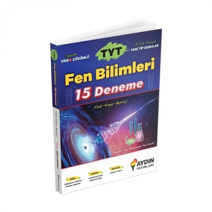 AYDIN TYT FEN BİLİMLERİ 15 DENEME