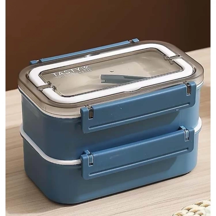 VAGONLİFE ÇELİK YEMEK KABI BÖLMELİ 1600 ML - LUNCH BOX  XC-494
