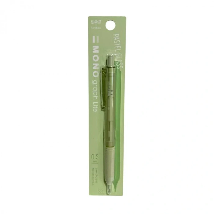 TOMBOW MONO GRAPH  MEKANİK KURŞUN KALEM 0.5MM LITE PASTEL GLASS- CAM YEŞİL  MGL607LPK