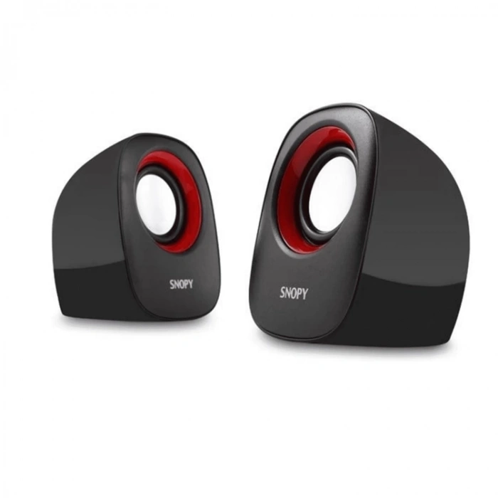 SNOPY SN-120 2.0 SİYAH/KIRMIZI  USB SPEAKER