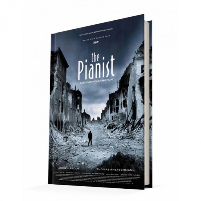 DEFFTER FİLM AFİŞLERİ / PİANİST 14x20 SERT KAPAK ÇİZGİLİ DEFTER 96YP.