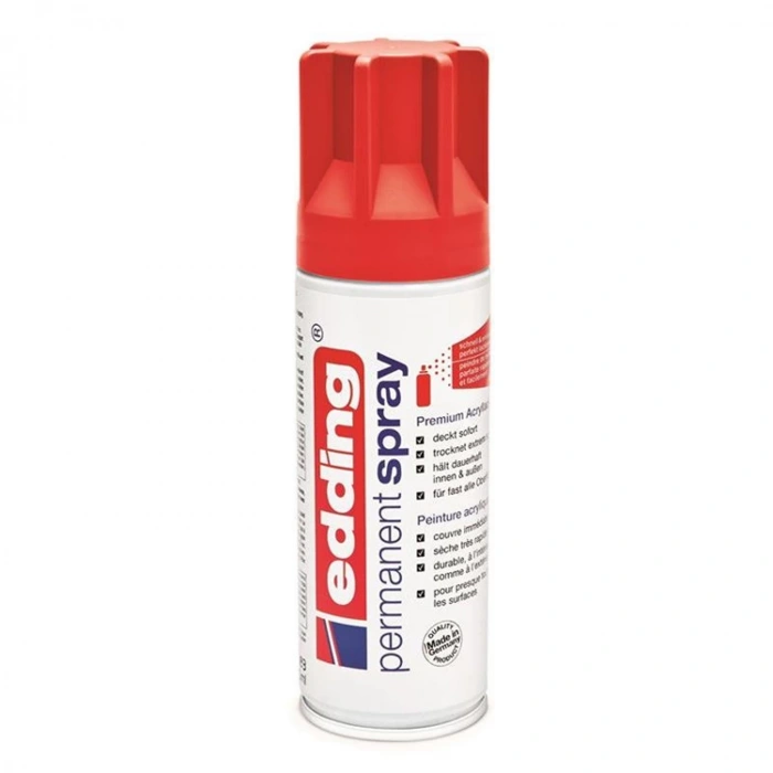 EDDİNG 5200905 PERMANENT AKRİLİK SPREY BOYA TRAFFIC RED MAT 200ML