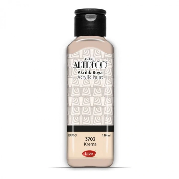 ARTDECO AKRİLİK BOYA 140 ML. KREMA - 3703