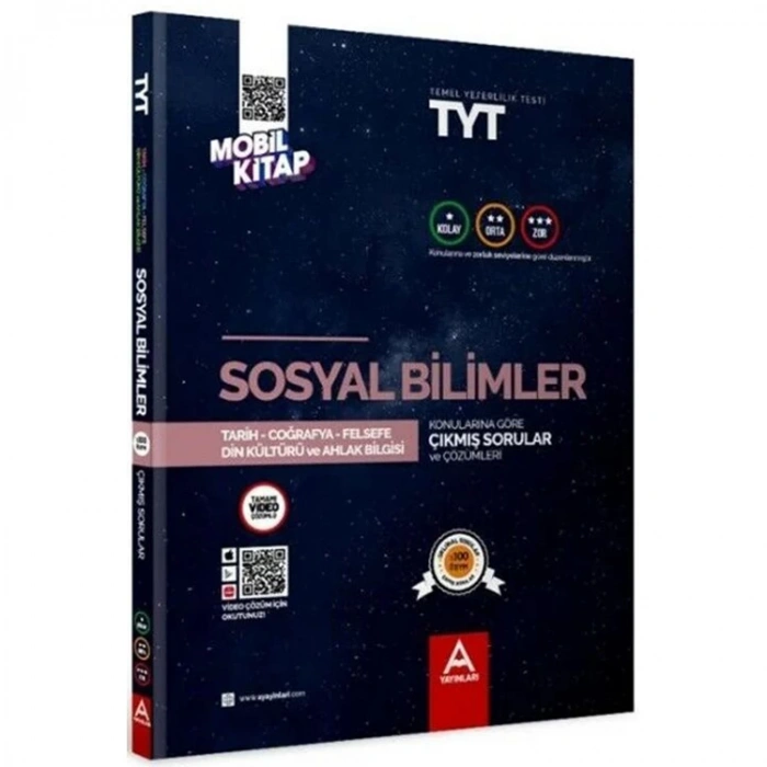 A YAYINLARI TYT SOSYAL BİLİMLER KONULARINA VE ZORLUK DERECELERİNE GÖRE ÇIKMIŞ SORULAR VE ÇÖZÜMLERİ