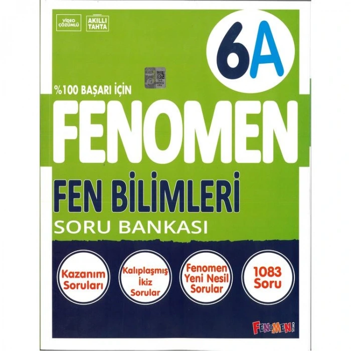 FENOMEN 6. SINIF FEN BİLİMLERİ A SORU BANKASI