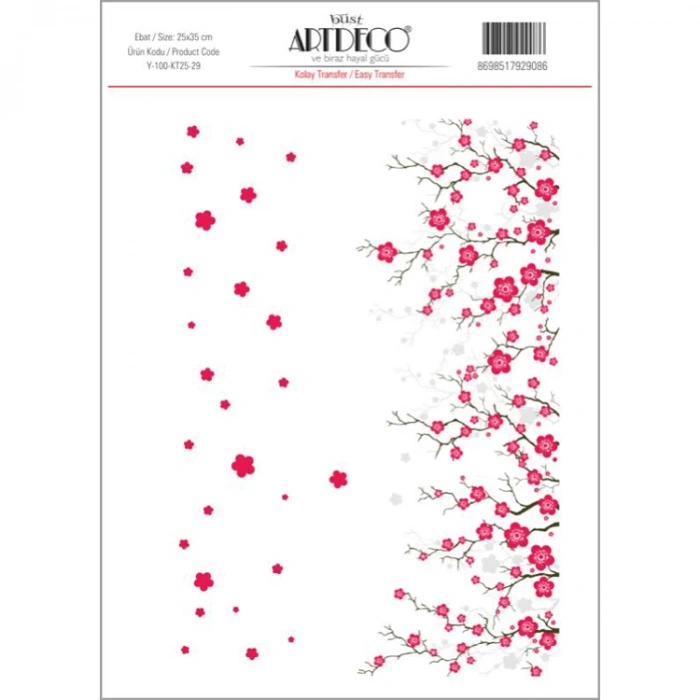 ARTDECO KOLAY TRANSFER 25X35CM DESEN 29