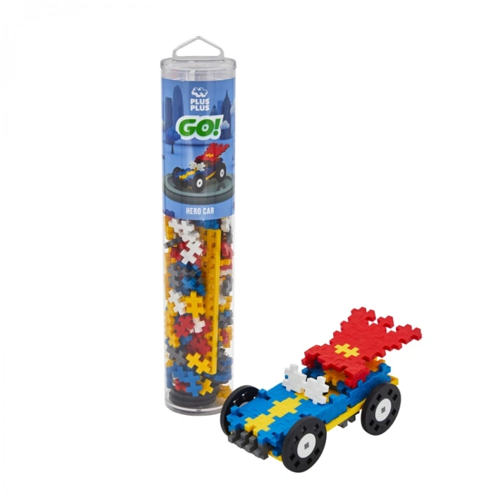 PLUS-PLUS 4259 COLOR CARS HERO MİNİ MİX BLOK PUZZLE YAPI SETİ 200 PARÇA TÜP