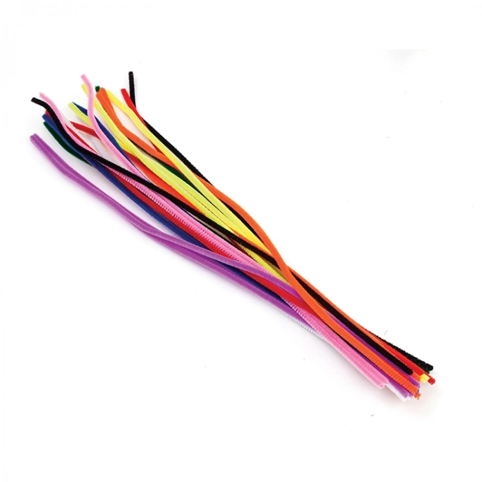 PUTİ 6MM 50 CM 9 RENK 25Lİ ŞÖNİL