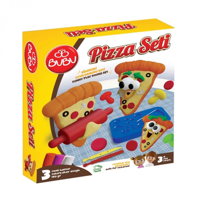 BU-BU OYUN HAMURU SETİ PİZZA (S)  BUBU- OH0020
