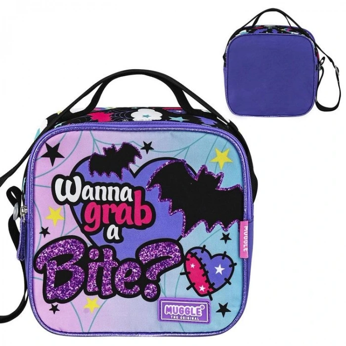 MUGGLE  MU-9111 GOTIK GIRL KOLEKSİYONU TEK GÖZLÜ BESLENME ÇANTASI