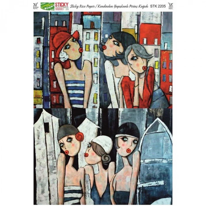 RİCH STK2205 KENDİNDEN YAPIŞKANLI STİCKY PİRİNÇ KAĞIDI