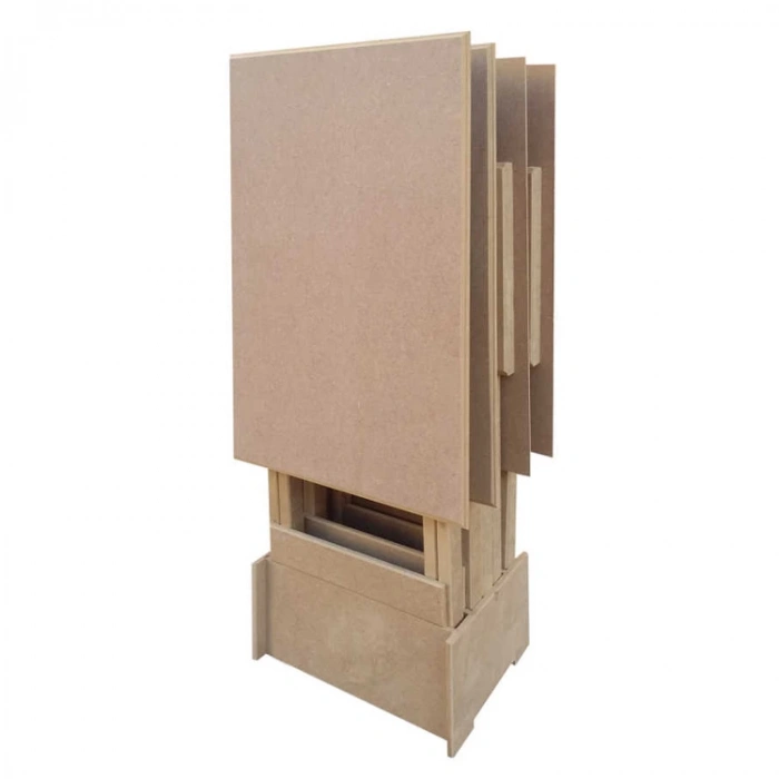 TEKNOPOİNT AHŞAP SP7 4LÜ DİKDÖRTGEN SEHPA