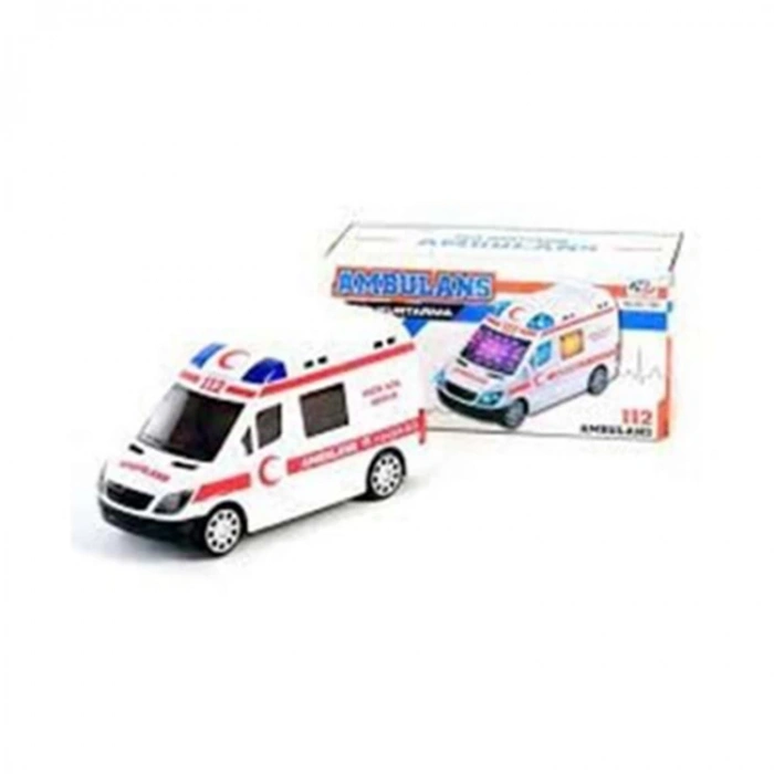 CTOY-89-1189 PİLLİ 3D IŞIKLI VE SESLİ AMBULANS