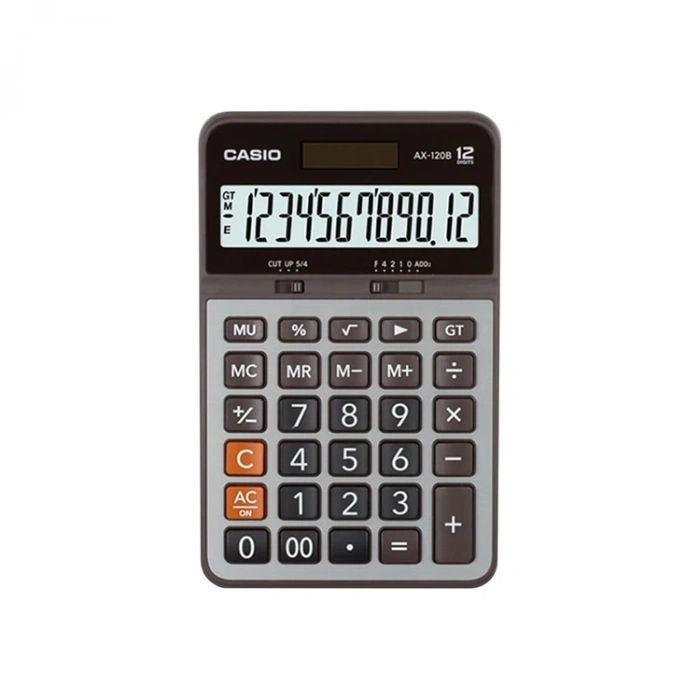 CASIO AX-120-B 12 HANE MASAÜSTÜ HESAP MAKİNESİ