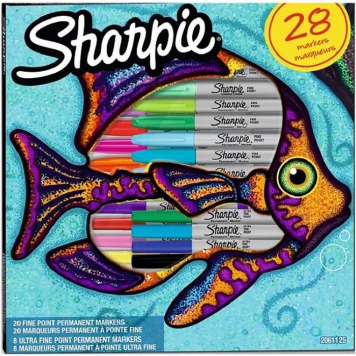 SHARPIE PERMANENT SET FINE 28 Lİ BALIK 2061125