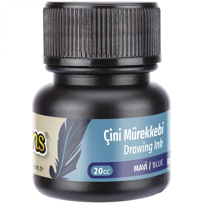 BRONS BR-319 ÇİNİ  MÜREKKEBİ KIRMIZI 20cc