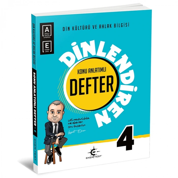 EKERTEST 4.SINIF DİN KÜLTÜRÜ VE AHLAK BİLGİSİ KONU ANLATIMLI DİNLENDİREN DEFTER
