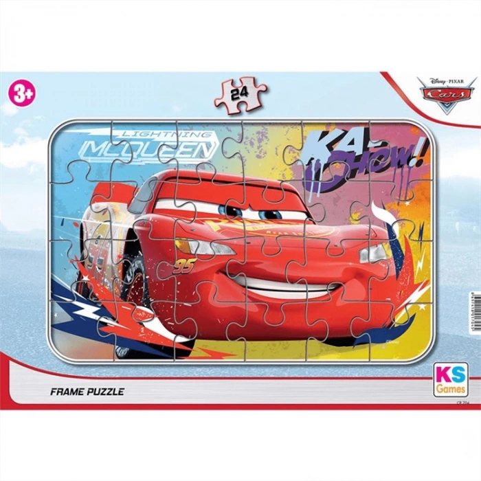 KS GAMES CR 704 DISNEY PIXAR CARS FRAME YAPBOZ/PUZZLE 24 PARÇA  3+